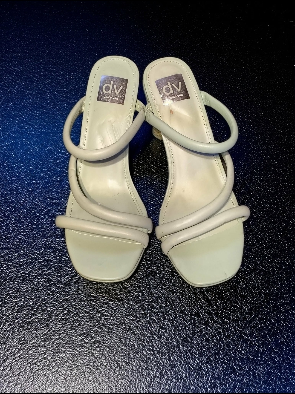 DV by Dolce Vita Myra Mint Green Heeled Sandals